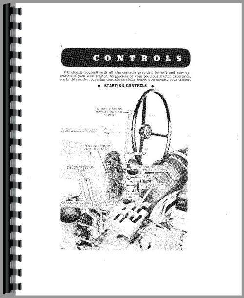 Operators Manual for John Deere 720 Tractor Sample Page From Manual