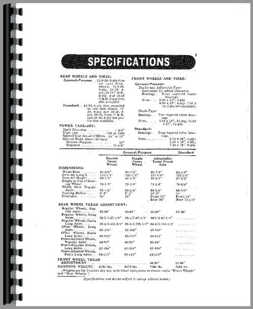Operators Manual for John Deere 730 Tractor Sample Page From Manual