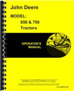 Operators Manual for John Deere 750 Tractor