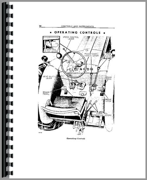 Operators Manual for John Deere 80 Tractor Sample Page From Manual