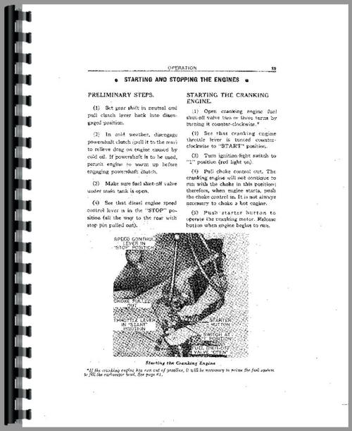Operators Manual for John Deere 820 Tractor Sample Page From Manual