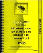 Parts Manual for Caterpillar 950 Wheel Loader