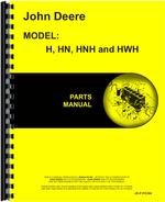 Parts Manual for John Deere H Tractor