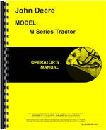 Operators Manual for John Deere M Tractor