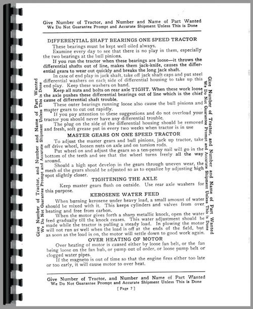 Service Manual for John Deere R Tractor Sample Page From Manual