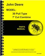 Parts Manual for John Deere 30 Combine
