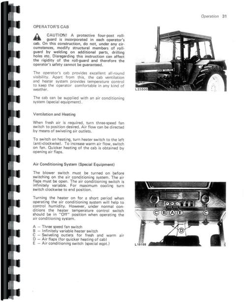 Operators Manual for John Deere 3040 Tractor Sample Page From Manual