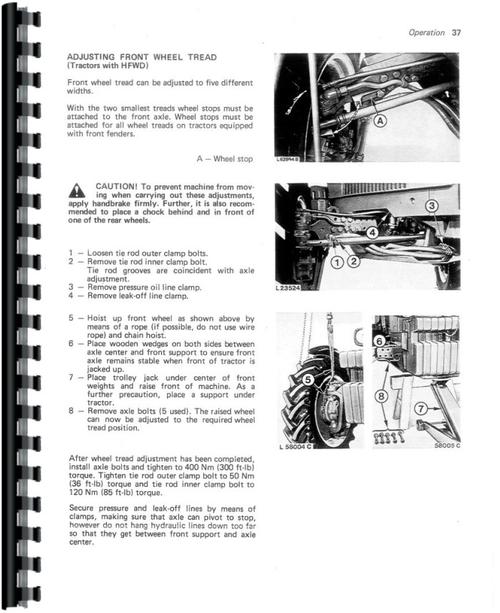 Operators Manual for John Deere 3040 Tractor Sample Page From Manual