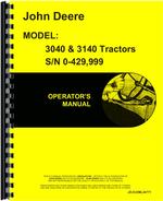 Operators Manual for John Deere 3140 Tractor