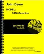 Operators Manual for John Deere 3300 Combine