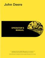Operators Manual for John Deere 70 Tractor