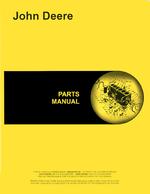 Parts Manual for John Deere 440 Industrial Tractor