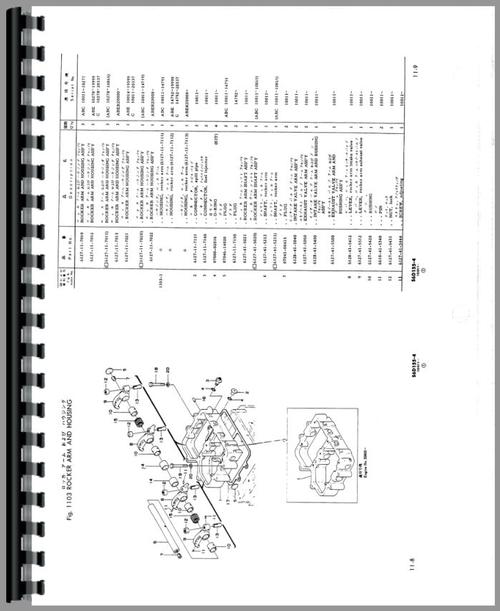 Parts Manual for Komatsu D155A-1 Crawler Sample Page From Manual