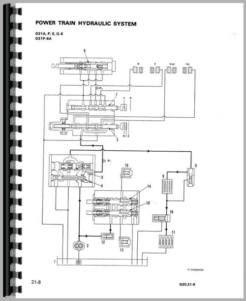 Service Manual for Komatsu D20P-6 Crawler Sample Page From Manual