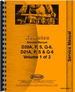 Service Manual for Komatsu D21P-6A Crawler