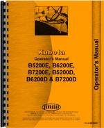 Operators Manual for Kubota B5200E Tractor