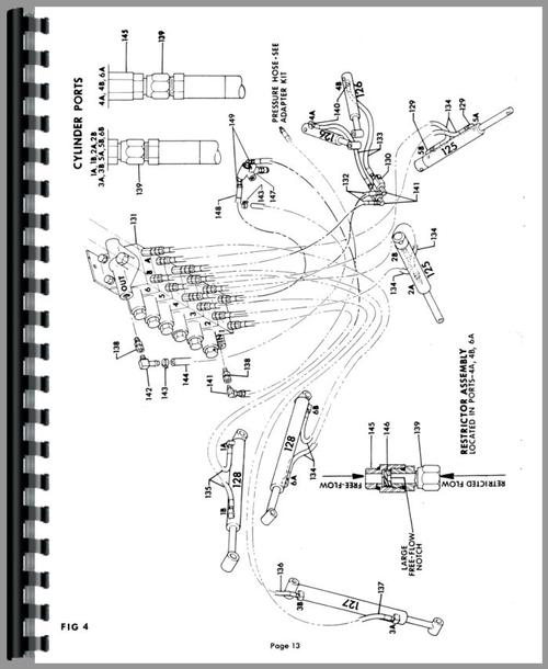 Parts Manual for Kubota B670 Backhoe Attachment for B6100 Tractor Sample Page From Manual