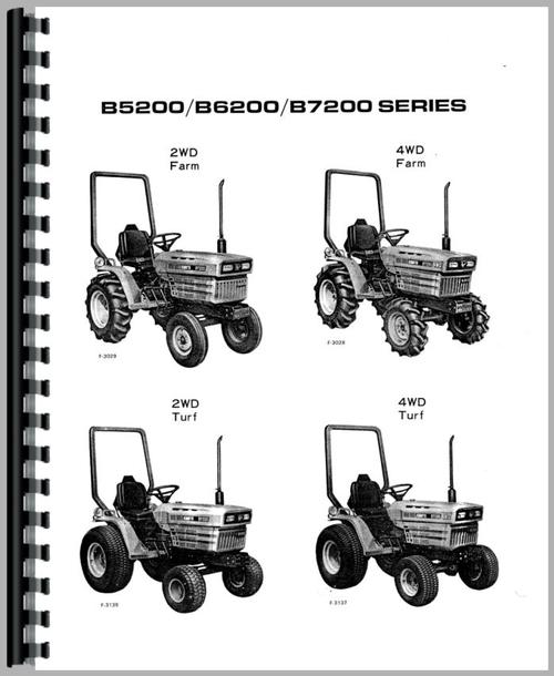 Operators Manual for Kubota B6200D Tractor Sample Page From Manual