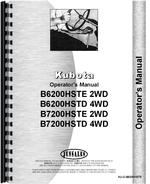 Operators Manual for Kubota B6200HST-D Tractor