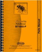 Parts Manual for Kubota B7100D-P Tractor