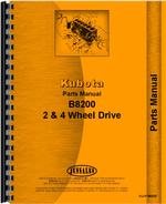 Parts Manual for Kubota B8200 Tractor