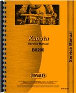 Service Manual for Kubota B8200 Tractor