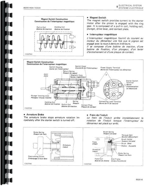 Service Manual for Kubota B8200 Tractor Sample Page From Manual