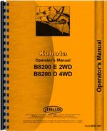 Operators Manual for Kubota B8200D Tractor
