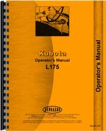 Operators Manual for Kubota L175 Tractor