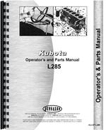 Operators & Parts Manual for Kubota L285 Tractor
