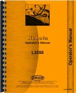 Operators Manual for Kubota L3350 Tractor