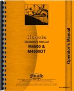 Operators Manual for Kubota M4500DT Tractor