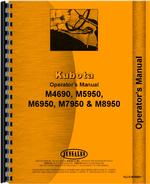 Operators Manual for Kubota M4950DT Tractor