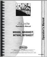 Operators Manual for Kubota M5500 Tractor