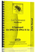 Parts Manual for Le Tourneau D Tournapull Tractor