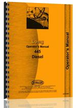 Operators Manual for Long 445 Tractor