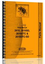 Parts Manual for Long 2610 Tractor