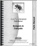 Parts Manual for Le Tourneau all Scraper & Carryall