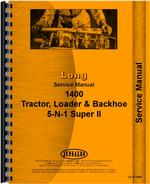 Service Manual for Long 1400 Tractor Loader Backhoe