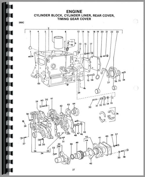 Parts Manual for Long 1580 Tractor Sample Page From Manual