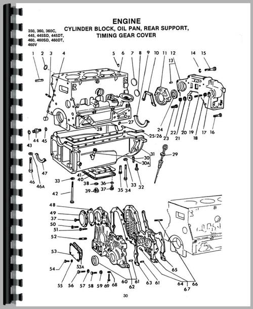 Parts Manual for Long 350 Tractor Sample Page From Manual
