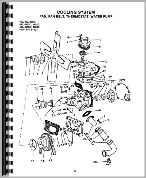 Parts Manual for Long 360 Tractor Sample Page From Manual
