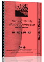 Operators Manual for Massey Ferguson 1500 Tractor