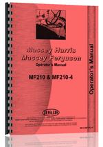 Operators Manual for Massey Ferguson 210-4 Tractor