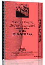 Operators Manual for Massey Ferguson 285 Tractor