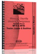 Operators Manual for Massey Ferguson 70 Industrial Tractor
