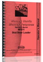 Operators Manual for Massey Ferguson 811 Skid Steer