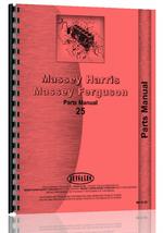 Parts Manual for Massey Harris 25 Tractor