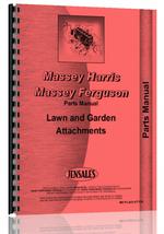 Parts Manual for Massey Ferguson All Lawn & Garden Attachments