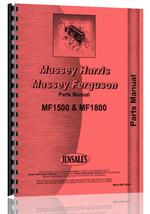 Parts Manual for Massey Ferguson 1800 Tractor